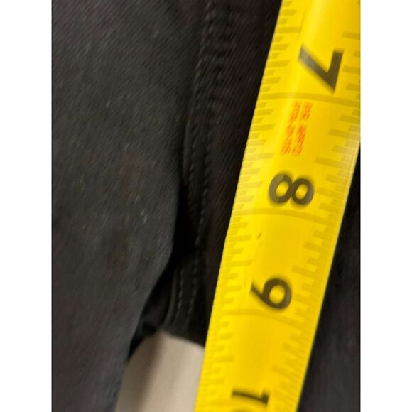 L’AGENCE Women’s Mid-Rise Skinny Jeans Gold Studded Sides Black Size L 24 - Picture 7 of 10